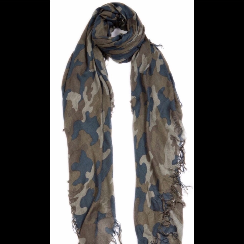 Cashmere modal Camouflage scarf